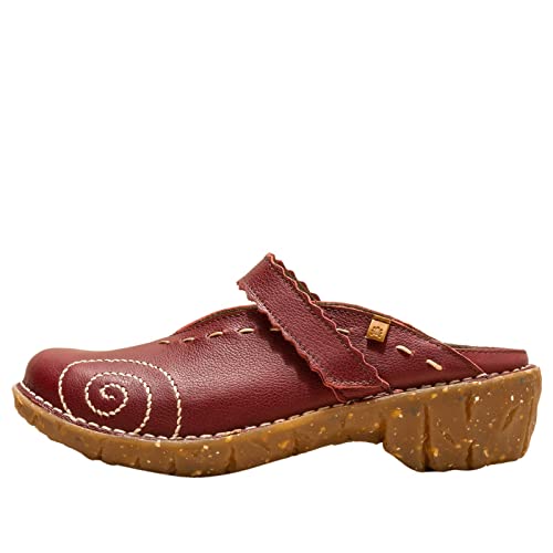 El Naturalista Damen Clogs Yggdrasil, Frauen Slipper,Wechselfußbett,schluepfschuhe,Slides,Slip-ons,Backless Slipper,Mules,Cereza,38 EU / 5 UK von El Naturalista