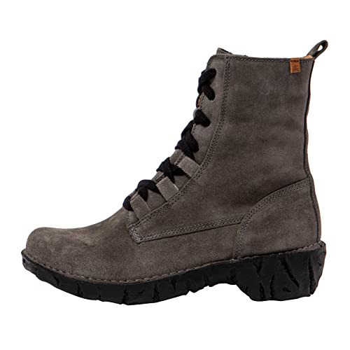 El Naturalista Damen Combat Boots Yggdrasil, Frauen Stiefeletten,Wechselfußbett,Winterstiefel,Winterschuhe,gefüttert,Grafito,42 EU / 8.5 UK von El Naturalista