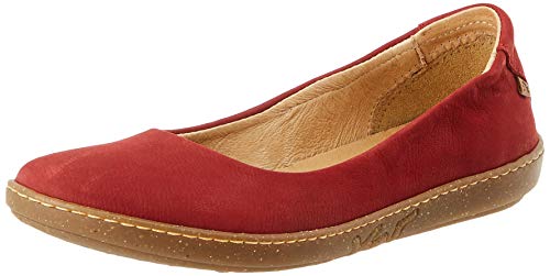 El Naturalista Damen N5300 Pleasant Coral Geschlossene Ballerinas, Rot (Tibet Tibet), 36 EU von El Naturalista