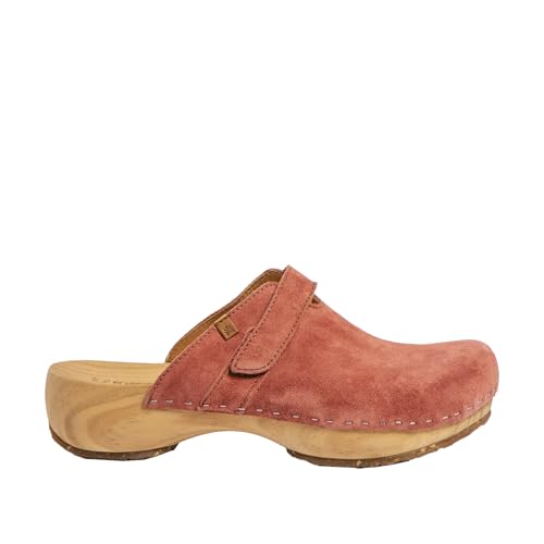 El Naturalista Damen Holz Clogs SHOKUNIN, Frauen Slipper,schluepfschuhe,Slip-ons,Backless Slipper,Gartenschuhe,FRAMBUESA,42 EU / 8.5 UK von El Naturalista