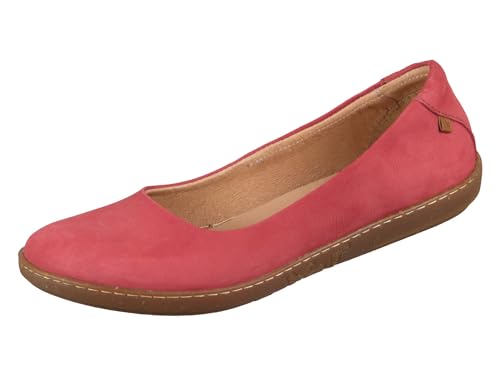 El Naturalista Damen Klassische Ballerinas Coral, Frauen Flats,Wechselfußbett,Halbschuhe,Sommerschuhe,Slipper,FRAMBUESA,37 EU / 4 UK von El Naturalista