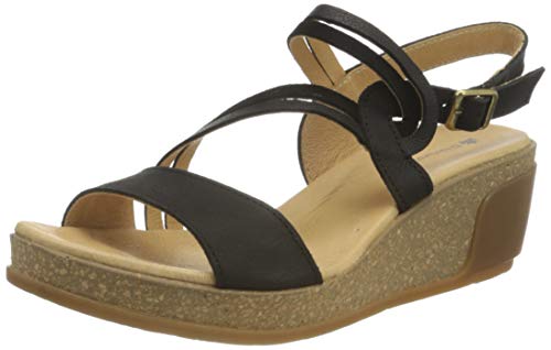 El Naturalista Damen N5019 Leaves Sandalen Schwarz 42 EU von El Naturalista