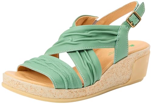 El Naturalista Damen N5117 Blätter Sandale, Jadegrün, 42 EU von El Naturalista