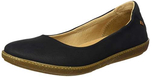 El Naturalista Damen Klassische Ballerinas Coral, Frauen Flats,Wechselfußbett,Slip-ons,Freizeitschuhe,sportlich,Ballerinen,Black,36 EU / 3.5 UK von El Naturalista