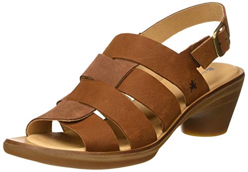 El Naturalista Damen N5358 Aqua Peeptoe Sandalen Braun Wood Wood 39 EU von El Naturalista