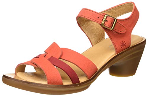 El Naturalista Damen N5364 Aqua Peeptoe Sandalen Rot Coral Coral 41 EU von El Naturalista