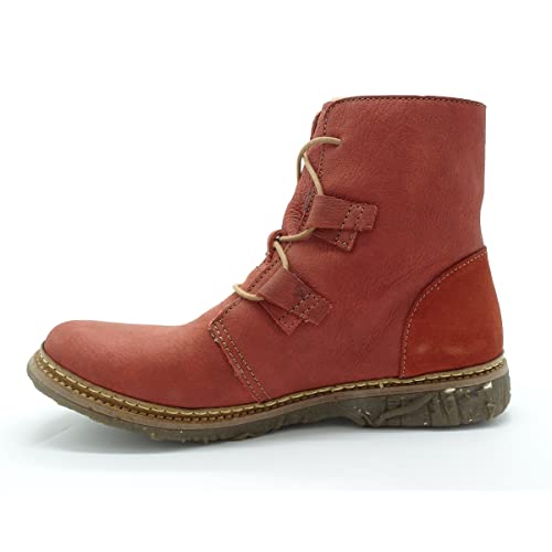 El Naturalista Damen Ankle Boots Angkor, Frauen Stiefeletten,Freizeit,leger,Casual,flach,Women's,Woman,Lady,Ladies,Boots,Rot (Caldera),36 EU / 3 UK von El Naturalista