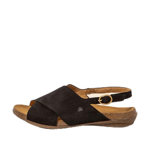 El Naturalista Damen N5558 Wakataua Flache Sandale, Black, 38 EU Weit von El Naturalista