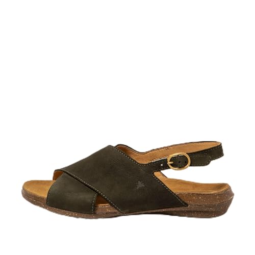 El Naturalista Damen N5558 Wakataua Flache Sandale, KAKI, 40 EU Weit von El Naturalista