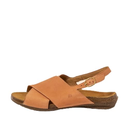 El Naturalista Damen N5558 Wakataua Flache Sandale, Salmon, 36 EU Weit von El Naturalista