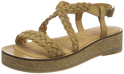 El Naturalista Damen N5595 Tülbend Sandalen Camel 36 EU von El Naturalista