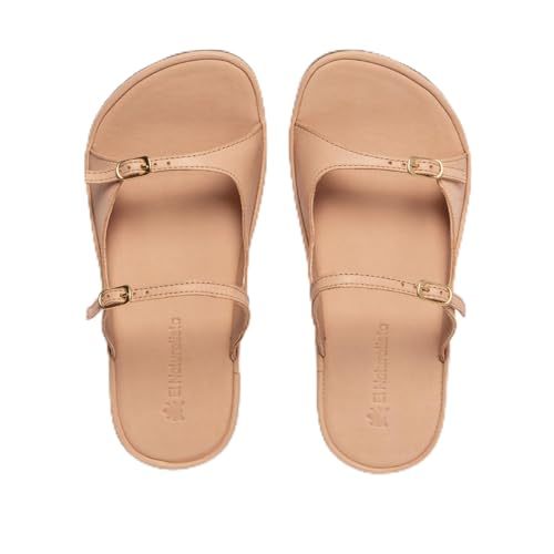 El Naturalista Damen N5684 Bare Flache Sandale, Salmon, 39 EU Weit von El Naturalista