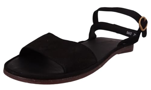 El Naturalista Damen N5693 Tulip Flache Sandale, Black, 36 EU von El Naturalista