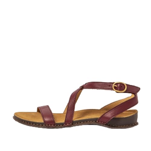 El Naturalista Damen N5802 PANGLAO Flache Sandale, Burdeos, 37 EU Weit von El Naturalista