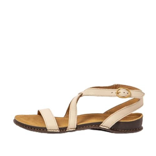 El Naturalista Damen N5802 PANGLAO Flache Sandale, Cream, 39 EU Weit von El Naturalista
