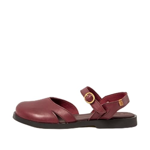 El Naturalista Damen N5874 ARENISCA Flache Sandale, Burdeos, 36 EU Weit von El Naturalista