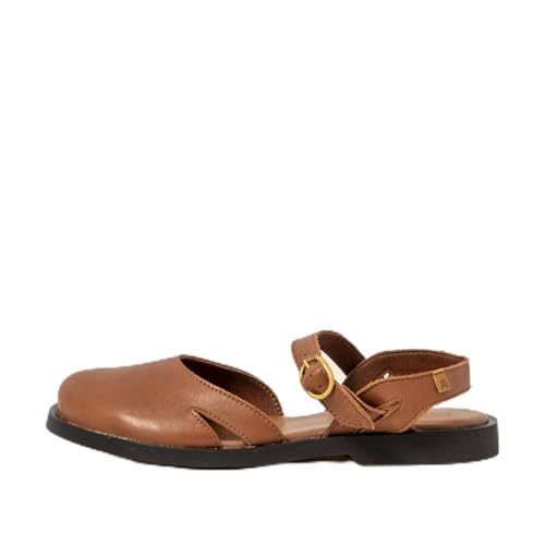 El Naturalista Damen N5874 ARENISCA Flache Sandale, Cuero, 38 EU Weit von El Naturalista