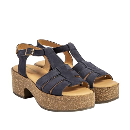 El Naturalista Damen N5890 Arbequina Sandale mit Absatz, Blau (Ocean), 41 EU von El Naturalista