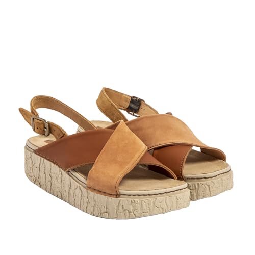 El Naturalista Damen N5972 Shinrin Sandale, Mehrfarbig, Toffee, 37 EU von El Naturalista