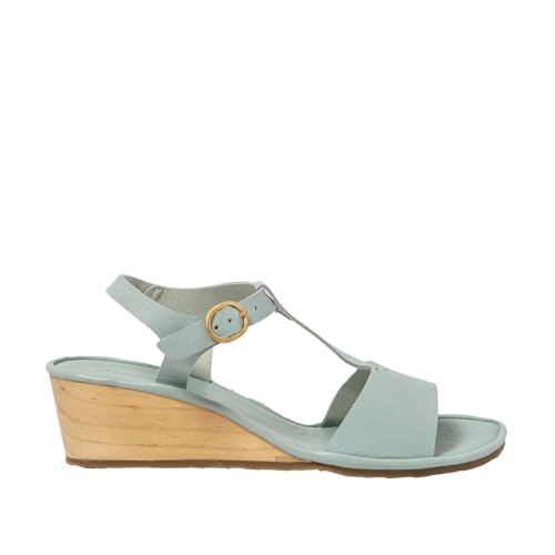 El Naturalista Damen N853 Gaia Durchgängies Plateau Sandalen mit Keilabsatz, Blue, 40 EU Weit von El Naturalista