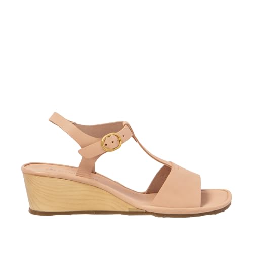 El Naturalista Damen N853 Gaia Durchgängies Plateau Sandalen mit Keilabsatz, Salmon, 36 EU Weit von El Naturalista