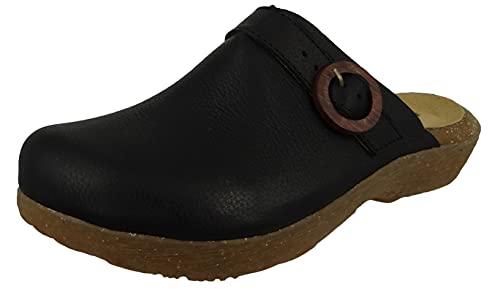 El Naturalista Damen Clogs WAKATIWAI, Frauen Slip On,Sommerschuhe,sommerclogs,Pantoletten,on,Freizeitschuhe,Plateau-Sohle,Woman,Black,38 EU / 5 UK von El Naturalista