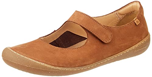 El Naturalista Damen Riemchenballerinas PAWIKAN, Frauen Ballerinas,spangenballerinas,weiblich,Women's,Flats,Halbschuhe,Lady,Braun (Wood),38 EU / 5 UK von El Naturalista