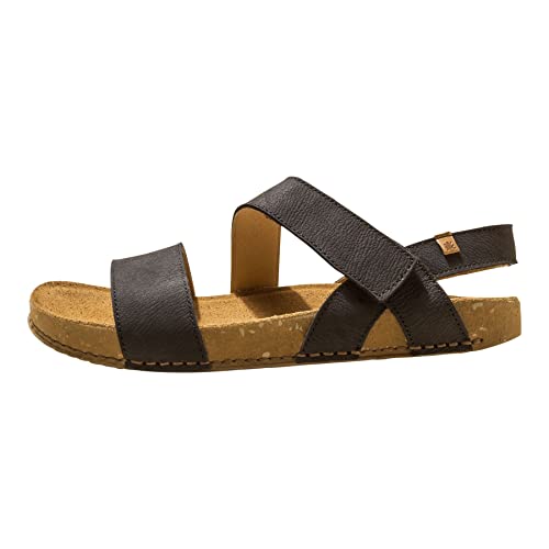 El Naturalista Unisex - Erwachsene Sandaletten Balance, Damen,Herren Sandalen,Freizeitschuhe,offene Schuhe,Strandschuhe,Black,37 EU / 4 UK von El Naturalista