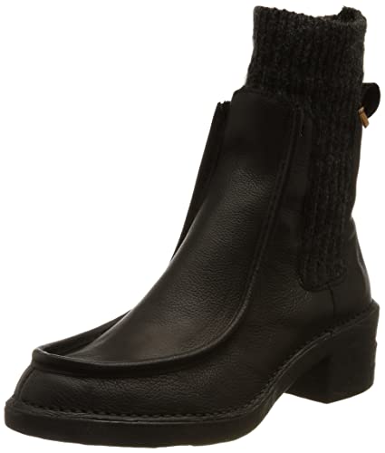 El Naturalista Damen N5661 Ticino Ankle Stiefel mit Absatz Schwarz 38 EU von El Naturalista