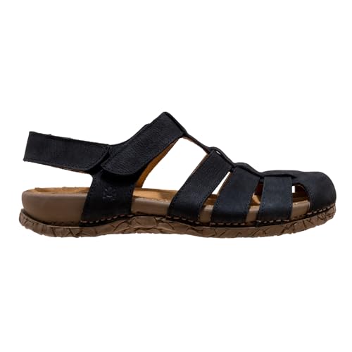 El Naturalista Damen Trekking Sandalen TABERNAS, Frauen Sandalen,Sommerschuhe,Freizeitschuhe,offene Schuhe,Strandschuhe,Black,38 EU / 5 UK von El Naturalista