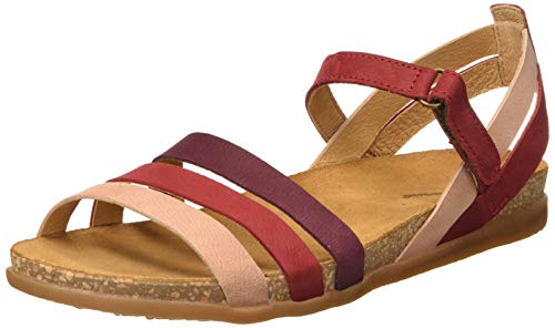 El Naturalista Damen N5244 Zumaia Peeptoe Sandalen Rot Tibet Mixed Tibet Mixed 36 EU von El Naturalista