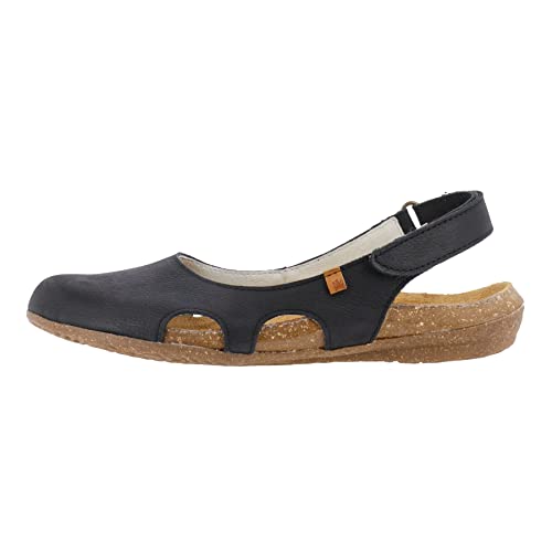 El Naturalista Damen Sling Ballerinas Wakataua, Frauen Flats,Sommerschuhe,Ballerina-Schuhe,Ballett-Schuhe,Ballet-Flats,flach,Black,40 EU / 7 UK von El Naturalista