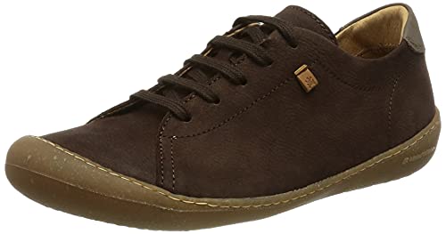 El Naturalista Unisex - Erwachsene Sneaker PAWIKAN, Damen,Herren Schnürschuhe,Wechselfußbett,Schnuerung,lace-up Shoes,Brown,37 EU / 4 UK von El Naturalista