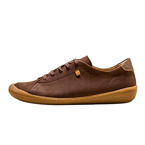 El Naturalista Unisex - Erwachsene Low-Top Sneaker PAWIKAN, Damen,Herren Halbschuhe,Wechselfußbett,Warmfutter,Brown Rugged,40 EU / 6.5 UK von El Naturalista