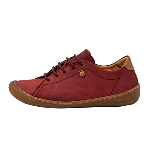 El Naturalista Unisex - Erwachsene Low-Top Sneaker PAWIKAN, Damen,Herren Halbschuhe,Wechselfußbett,Warmfutter,Cereza,37 EU / 4 UK von El Naturalista