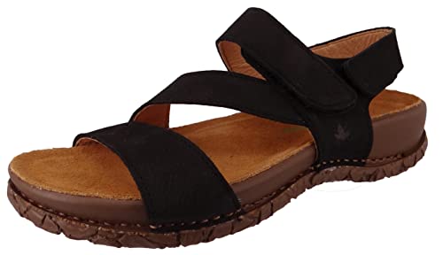 El Naturalista Damen Trekking Sandalen TABERNAS, Frauen Sandalen,offene Schuhe,Strandschuhe,Outdoorsandalen,sportsandalen,Black,40 EU / 7 UK von El Naturalista