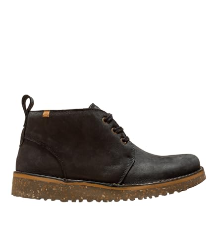 El Naturalista Unisex - Erwachsene Schnürstiefeletten FELSEN, Damen,Herren Stiefeletten,Wechselfußbett,uebergangsschuhe,Black,41 EU / 7 UK von El Naturalista