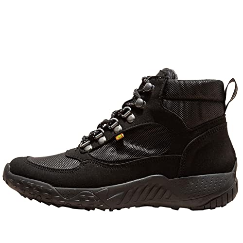 El Naturalista Unisex - Erwachsene Schnürstiefeletten GORBEA, Damen,Herren Stiefeletten,Wechselfußbett,uebergangsschuhe,Black,41 EU / 7 UK von El Naturalista