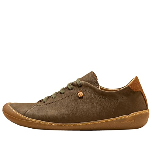 El Naturalista Unisex - Erwachsene Sneaker PAWIKAN, Damen,Herren Schnürschuhe,Wechselfußbett,Freizeitschuhe,Schnuerschuhe,Forest,37 EU / 4 UK von El Naturalista