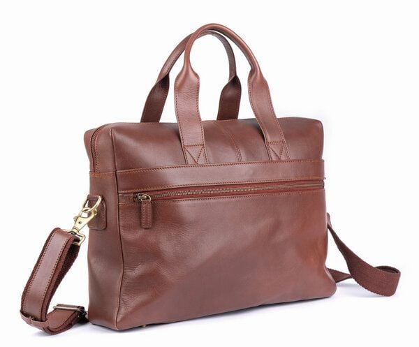 El Puente Aktentasche aus pflanzlich gegerbtem Rindsleder von El Puente