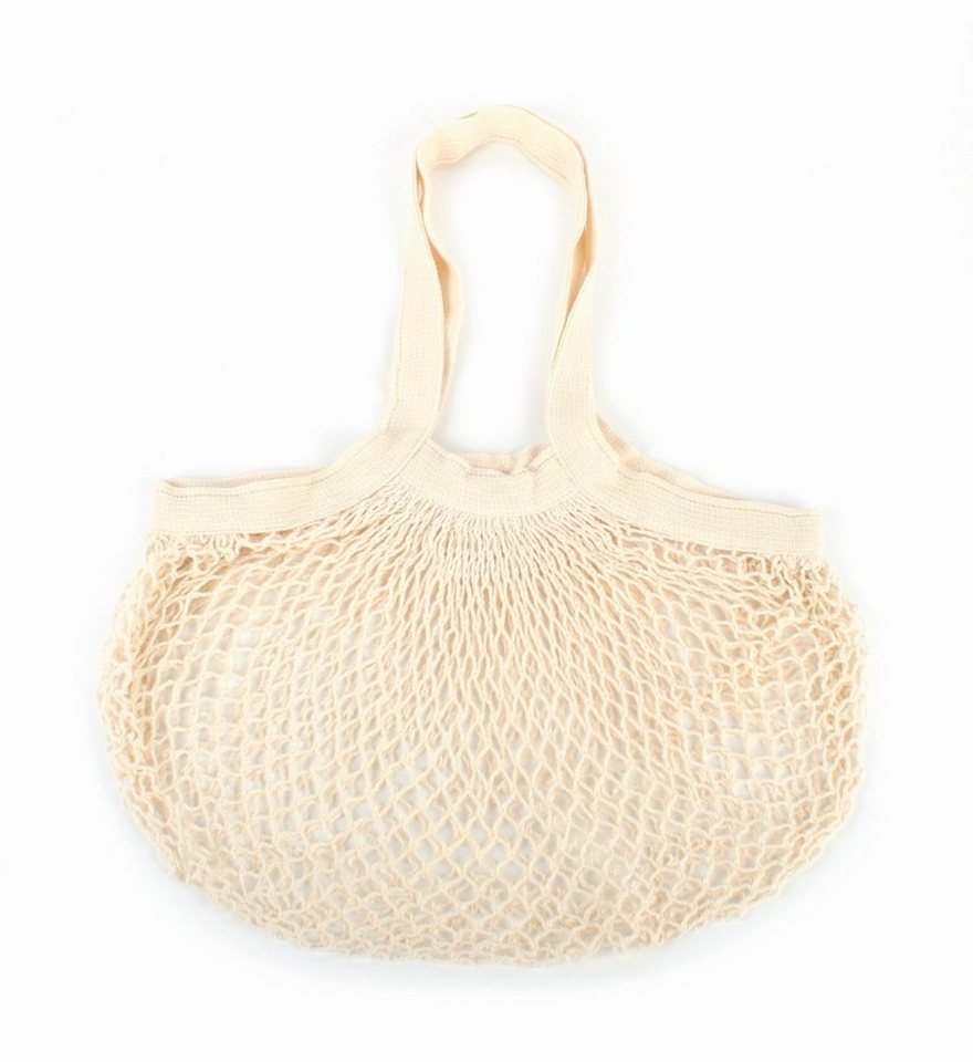 El Puente Einkaufsbeutel Einkaufsnetz aus 100% Bio-Baumwolle, natur von El Puente