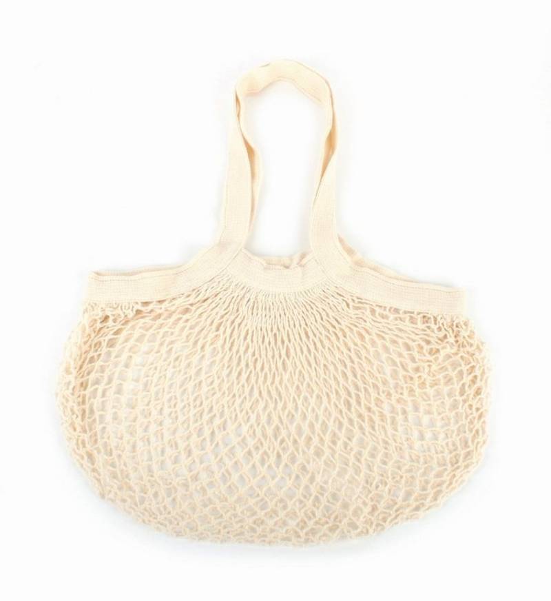 El Puente Einkaufsbeutel Einkaufsnetz aus 100% Bio-Baumwolle, natur von El Puente