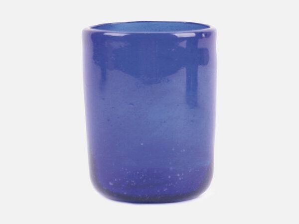 El Puente Trinkglas recyceltes Glas, geeignet für die Spülmaschine, H 8 cm, Ø 6,5 cm von El Puente