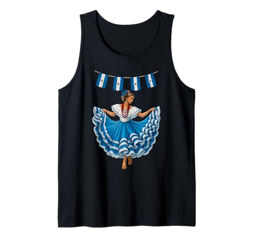 EL Salvador Flagge Salvadorianische Mädchen Tänzerin hispanisches Erbe Tank Top EL Salvador Flagge Salvadorianische Mädchen Tänzerin hispanisches Erbe Tank Top von El Salvador Flag Kid Girl Women Salvadoran Apparel