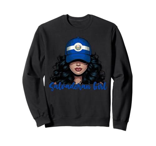 Salvadorianisches Mädchen EL Salvador Flagge Stolze Salvadorena Frauen Sweatshirt Salvadorianisches Mädchen EL Salvador Flagge Stolze Salvadorena Frauen Sweatshirt von El Salvador for Girls and Women Salvadoran Outfit