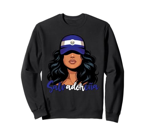 Salvadorianisches Mädchen EL Salvador Flagge Stolze Salvadorena Frauen Sweatshirt Salvadorianisches Mädchen EL Salvador Flagge Stolze Salvadorena Frauen Sweatshirt von El Salvador for Girls and Women Salvadoran Outfit