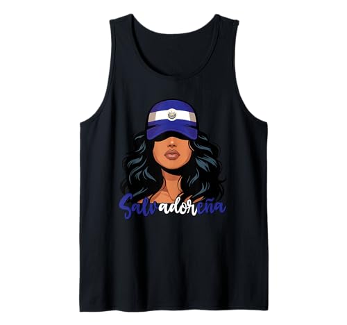 Salvadorianisches Mädchen EL Salvador Flagge Stolze Salvadorena Frauen Tank Top Salvadorianisches Mädchen EL Salvador Flagge Stolze Salvadorena Frauen Tank Top von El Salvador for Girls and Women Salvadoran Outfit