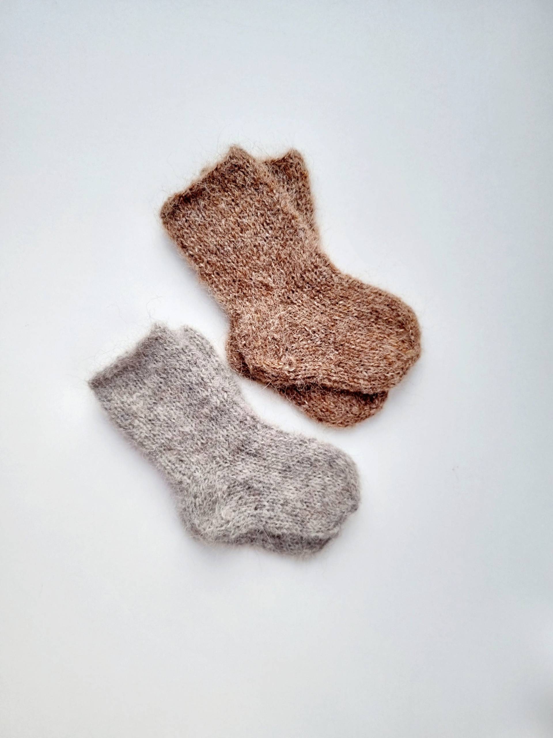 Winter Babysocken, Strick Babysocken, Alpaka Neugeborenen Socken, Säuglinge Socken, Wolle Babysocken von ElAliGoods