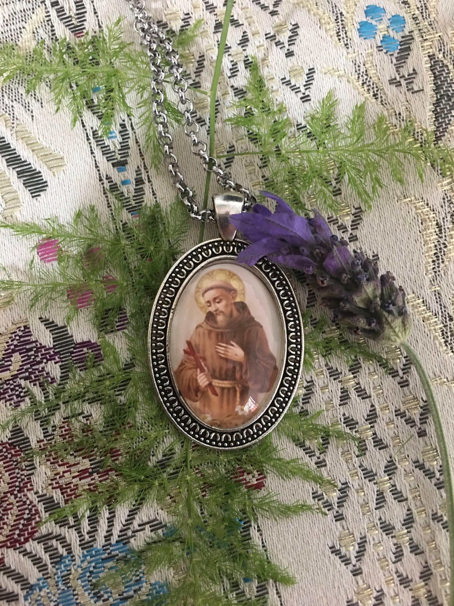 Heiliger Franziskus Von Assisi. Anhänger Heiliger Franziskus Von Assisi. Anhänger von ElRelicari