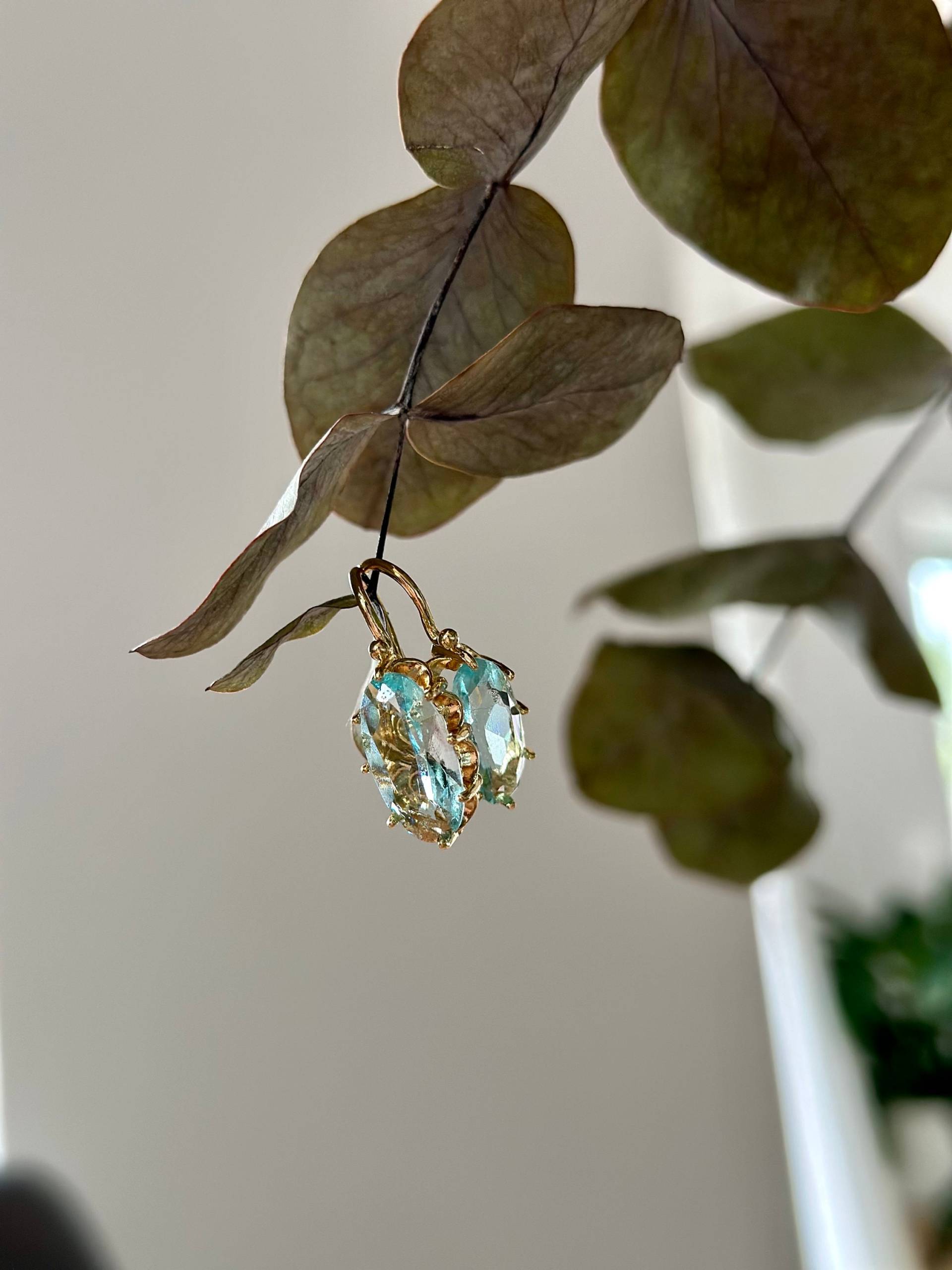 18K Vergoldete Elegante Braut Hochzeit Hängeohrringe| Oval Faux Edelstein Ohrringe Frauen Schmuck Geschenke 18K Vergoldete Elegante Braut Hochzeit Hängeohrringe| Oval Faux Edelstein Ohrringe Frauen Schmuck Geschenke von Elaaron